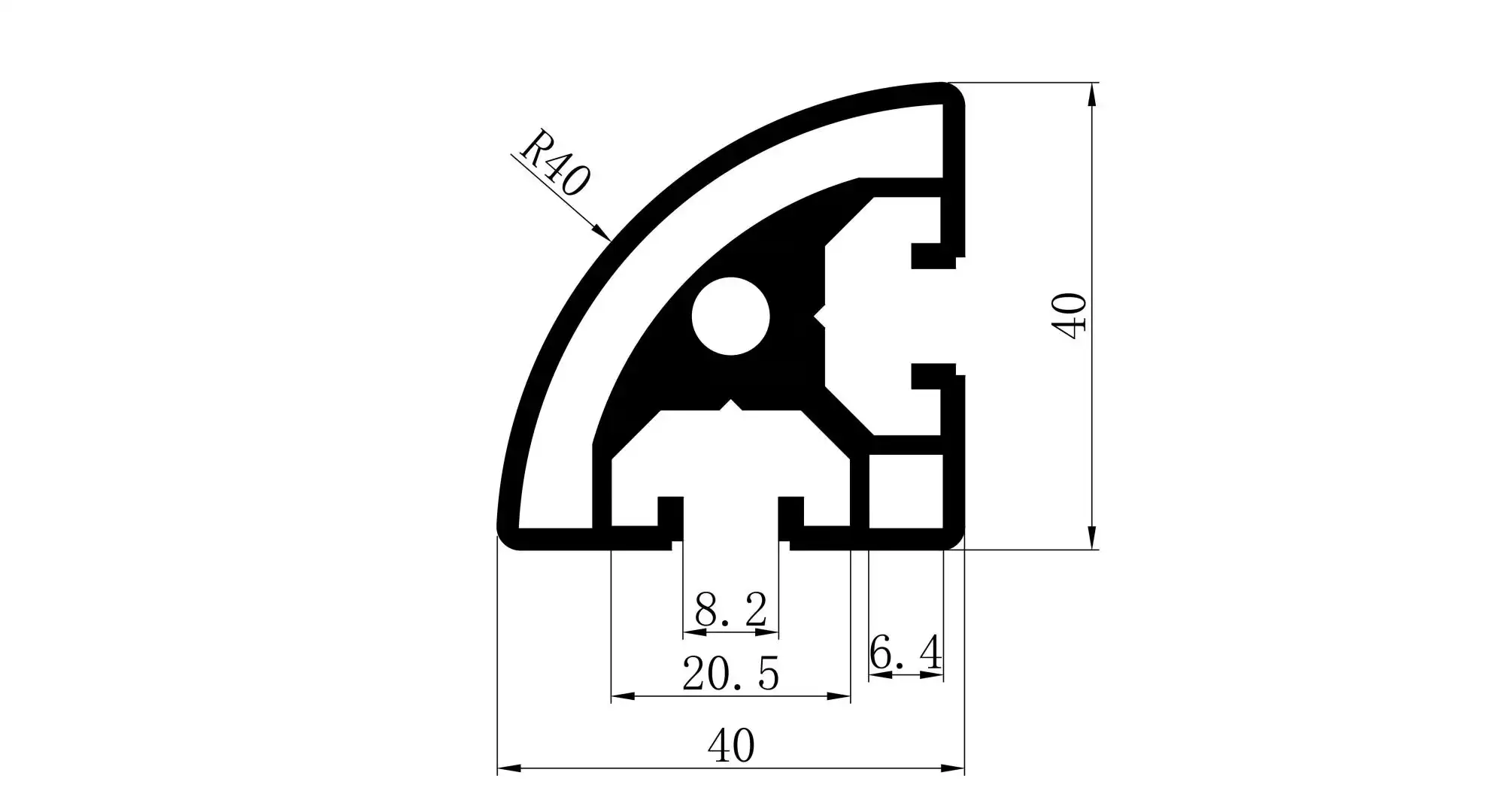 4040 aluminum extrusion